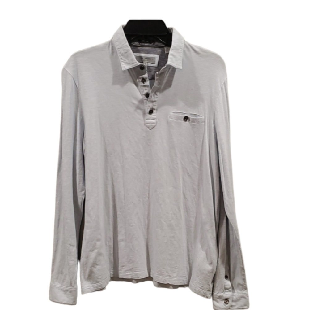 Ted Baker Mens shirt dress top long sleeves sz 4=M